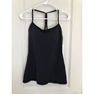 Lucy Women's Studio Cami Black Racerback Size Small‎